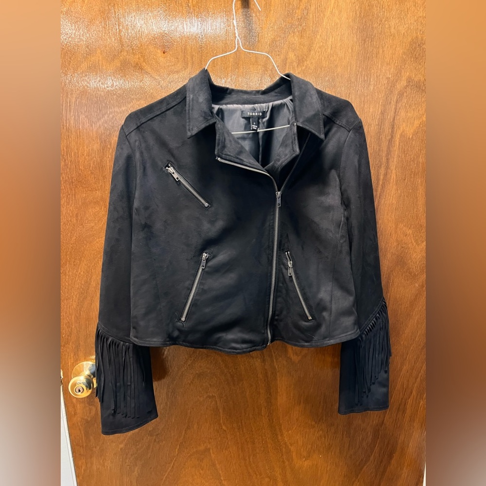 Woman's Faux Suede Jacket
